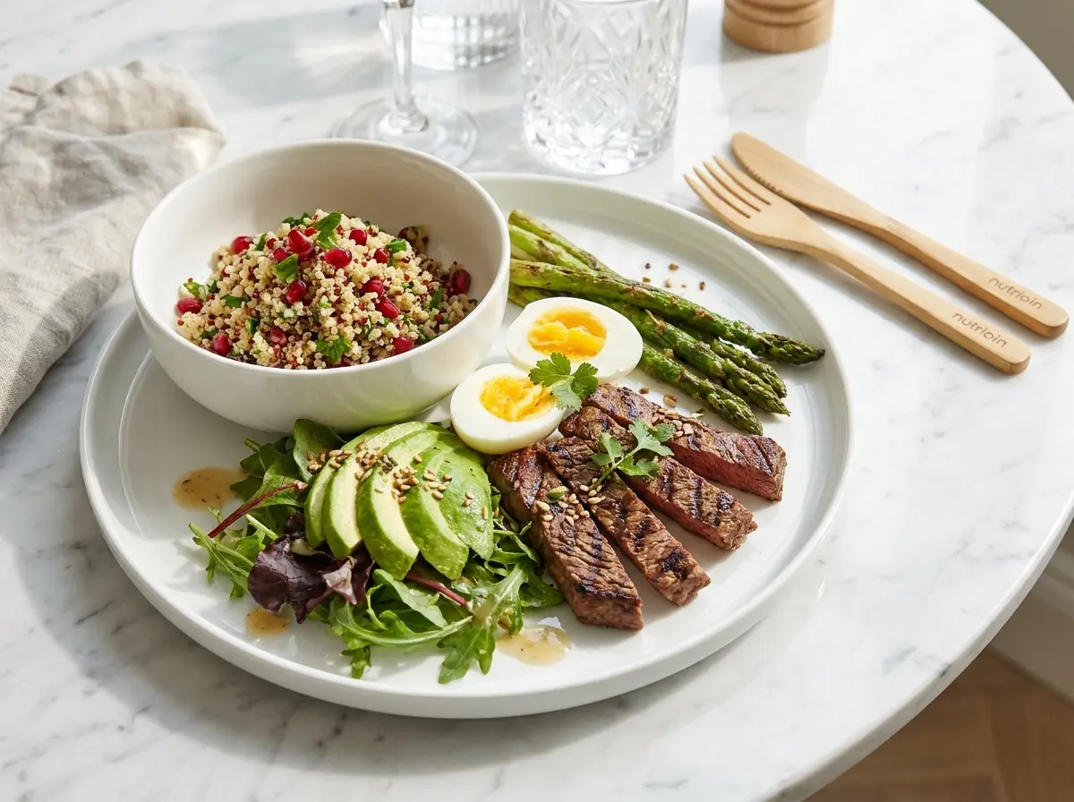 Grilled chicken protein bowl
